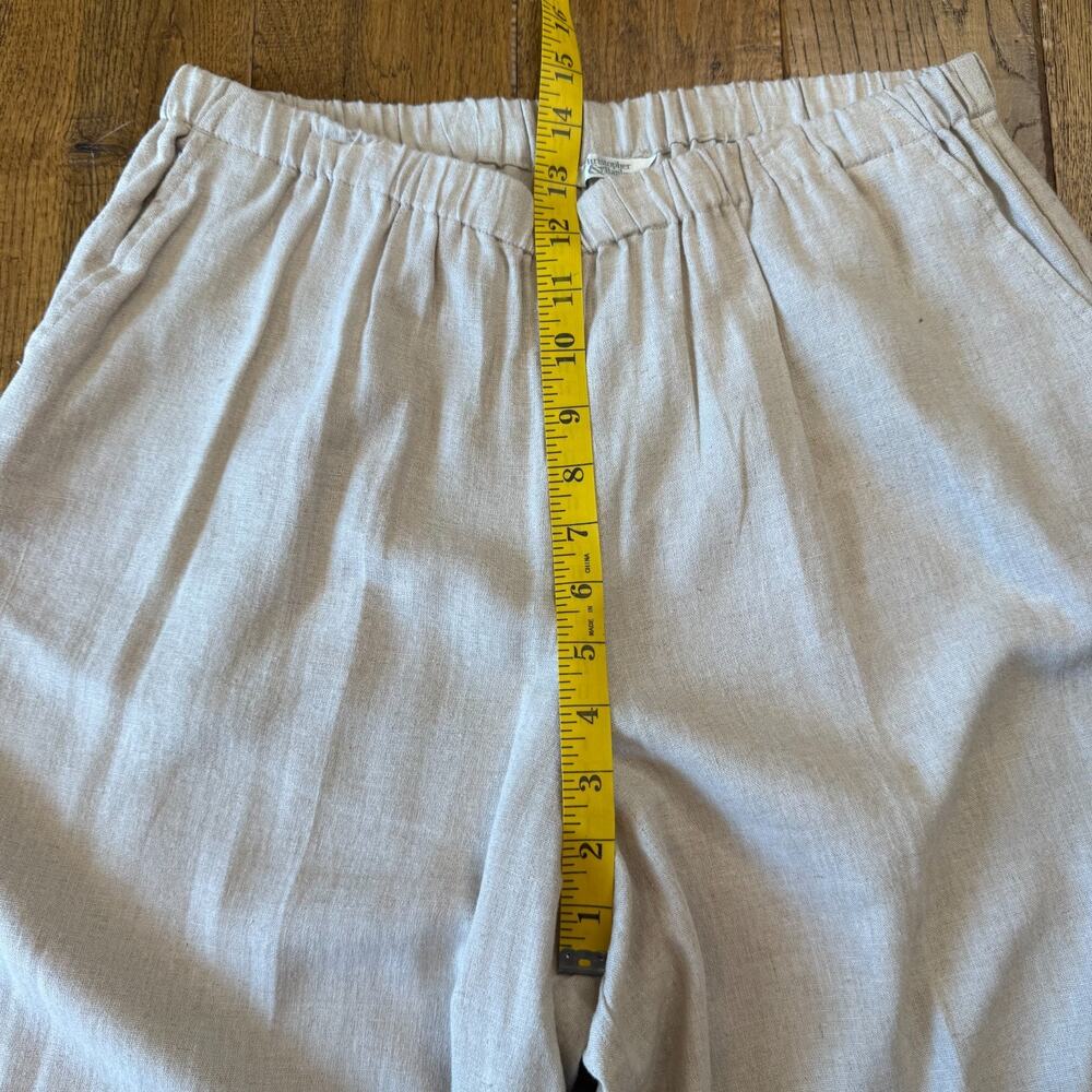 Westbound 100% Linen Button Up Shirt Womens XL with Linen Blend Capri Pants L - Picture 5 of 14